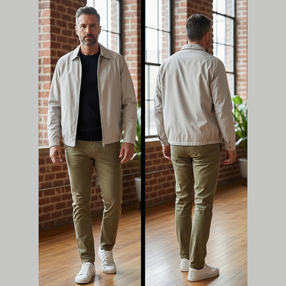 Vintage 1980s Profilo Classics Smooth Jacket with interior utility pockets - Picture 2 of 16